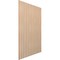 Ekena Millwork 94H x 3/8T Adjustable Wood Slat Wall Panel Kit w/ 3W Slats, Hickory contains 15 Slats SWW60X94X0375HI - alternate 6